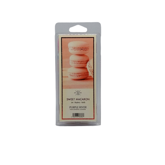 Cire parfumée de soja - Sweet Macaron Purple River 50 g