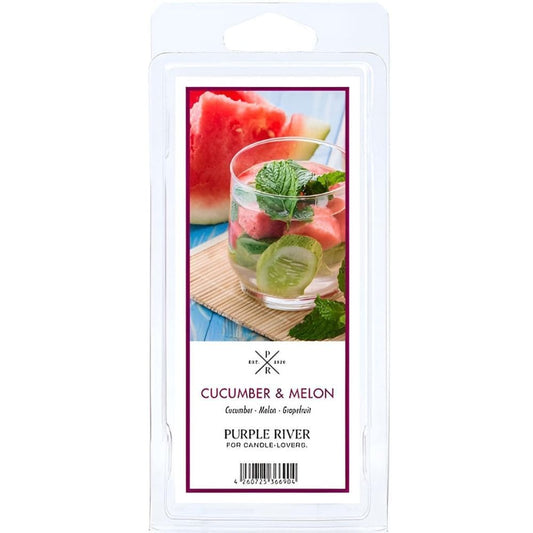 Cire parfumée de soja - Cucumber Melon Purple River 50 g