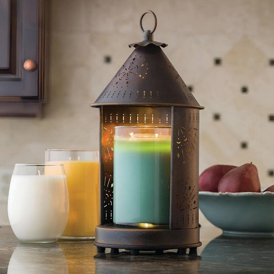 Lanterne électrique en métal SUNSHINE pour bougies parfumées CANDLE WARMERS®