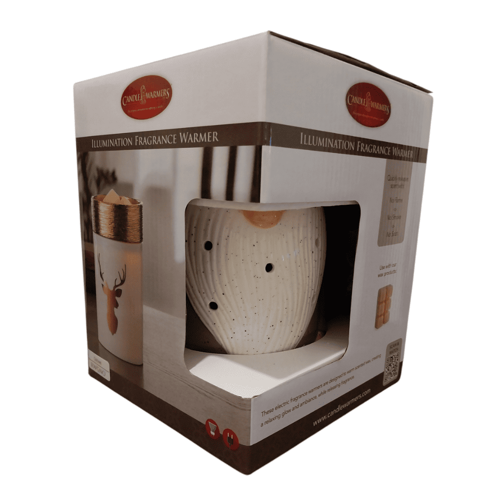 Lampe chauffe-cire parfumée électrique en céramique GNOME - CANDLE WARMERS® Déco et Senteur du Monde