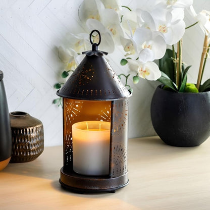 Lanterne électrique en métal SUNSHINE pour bougies parfumées CANDLE WARMERS®