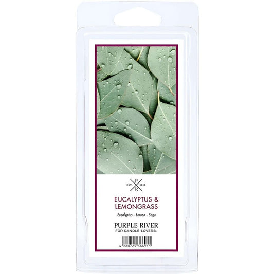 Cire parfumée de soja - Eucalyptus Lemongrass Purple River 50 g