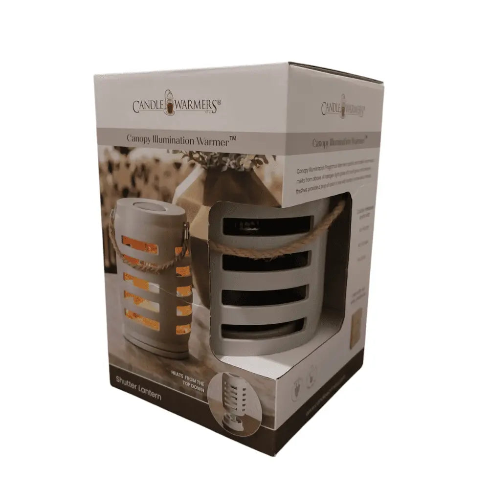 Lampe électrique chauffe-cire CANOPY SHUTTER LANTERN - CANDLE WARMERS® Déco et Senteur du Monde