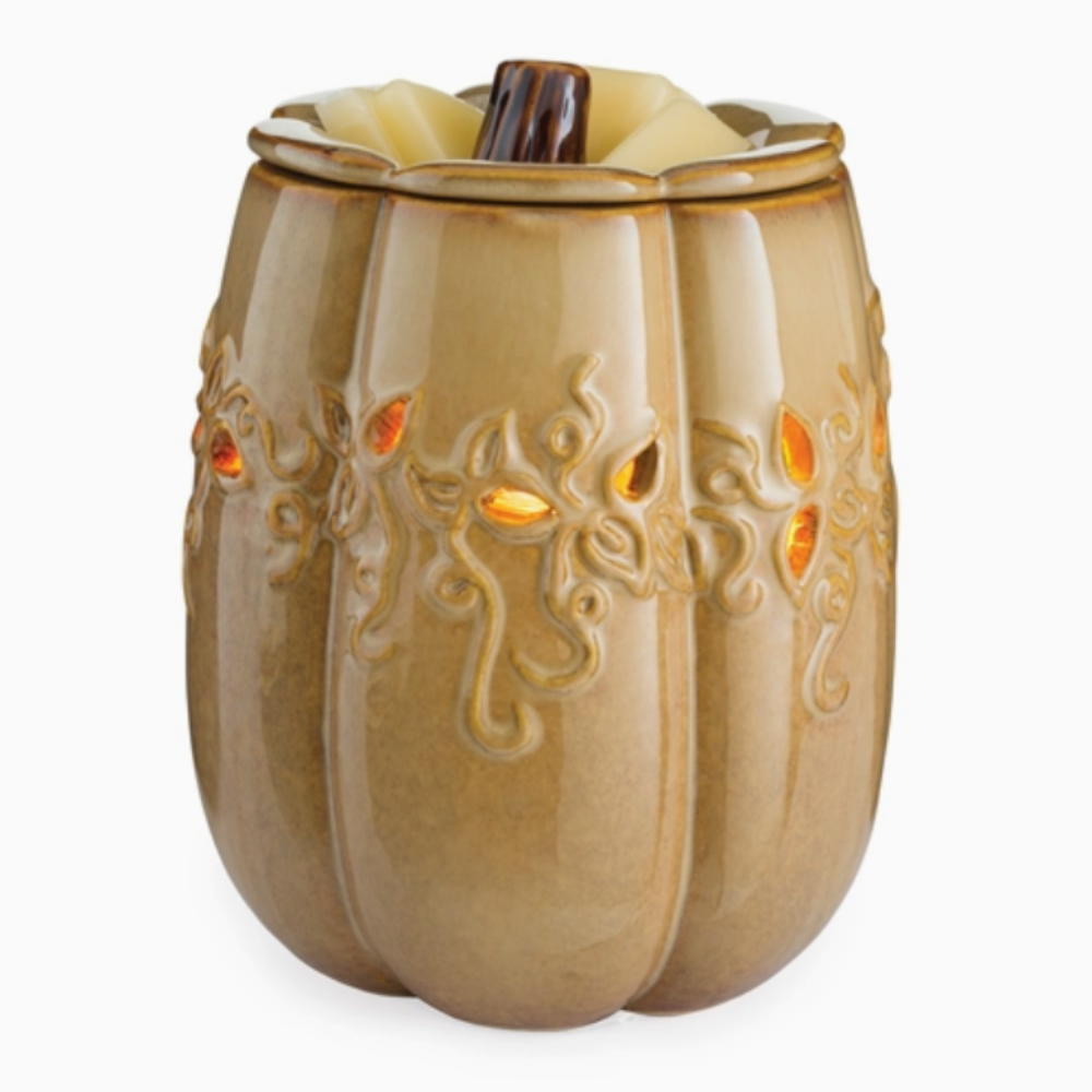 CANDLE WARMERS® - Lampe chauffe-cire parfumée électrique FALL HARVEST citrouille