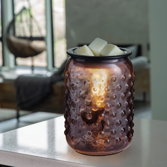 CANDLE WARMERS® - Lampe chauffe-cire parfumée électrique SMOKEY HOBNAIL Edison