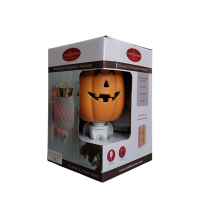 CANDLE WARMERS® - Lampe électrique JACK O`LANTERN orange pour cire de soja