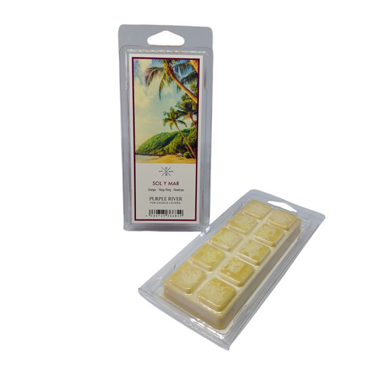 Cire parfumée de soja - Sol y Mar Purple River 50 g