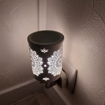 Brûle parfum électrique motif Mandala illuminé Candle Brothers