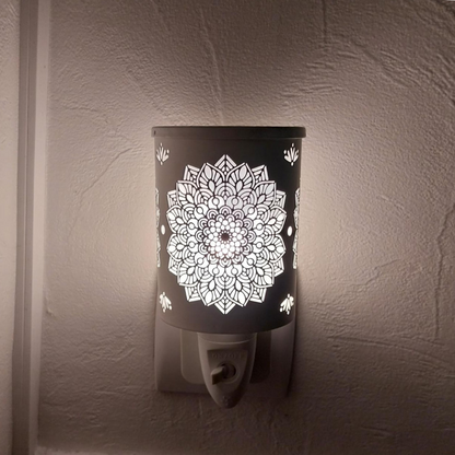Brûle parfum électrique motif Mandala illuminé Candle Brothers