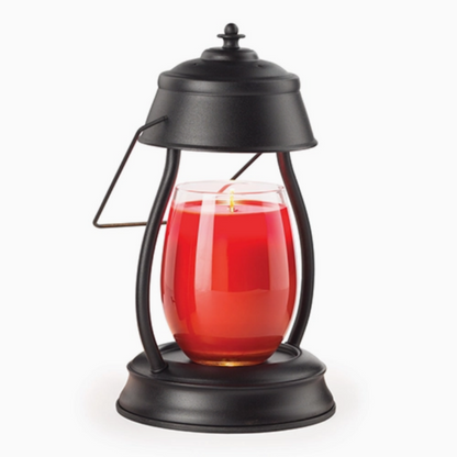 Lanterne électrique HURRICANE Métal noirs pour bougies parfumées CANDLE WARMERS®