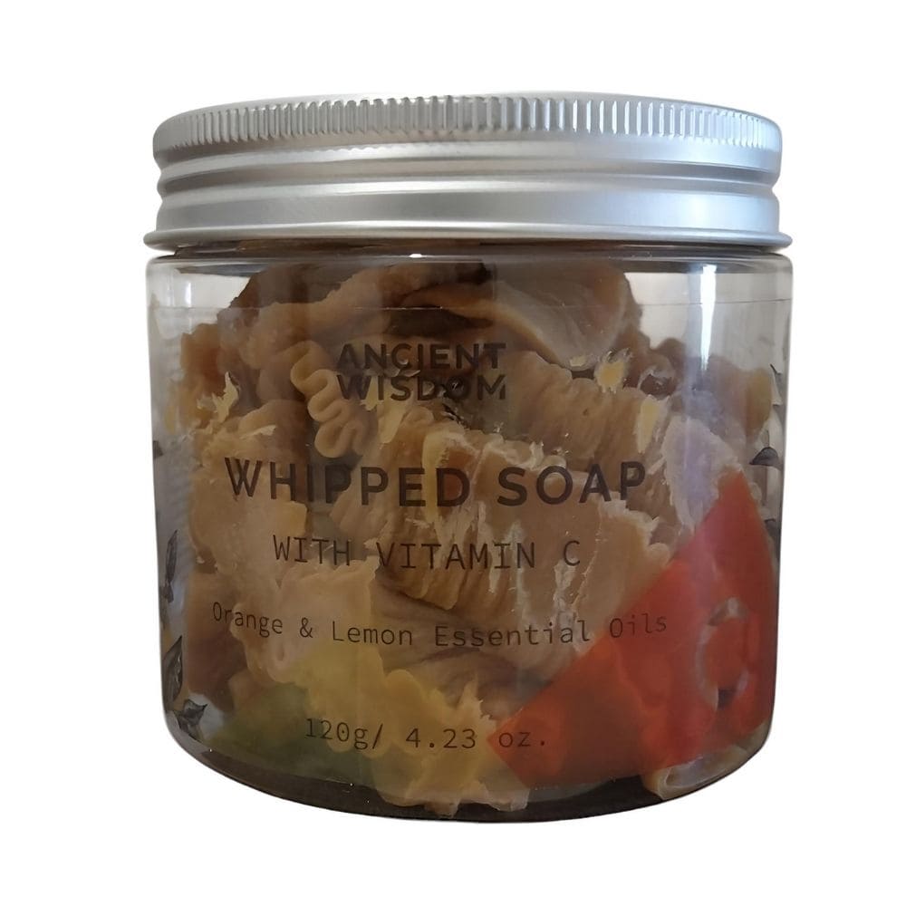 Savon fouetté 120g aromathérapie à la vitamine C