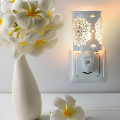Brûle parfum électrique motif Mandala illuminé Candle Brothers