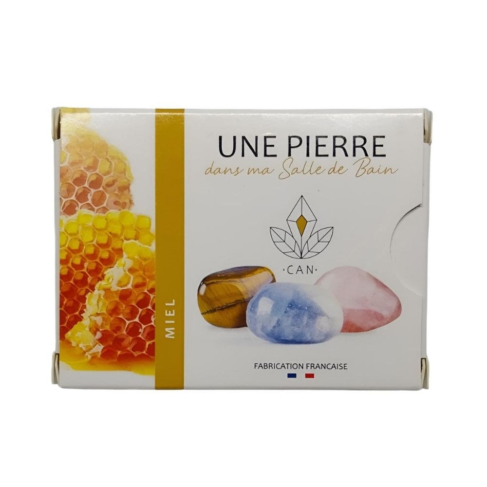 Savon Miel nourrissant avec pierres naturelles – Peau douce & éclat