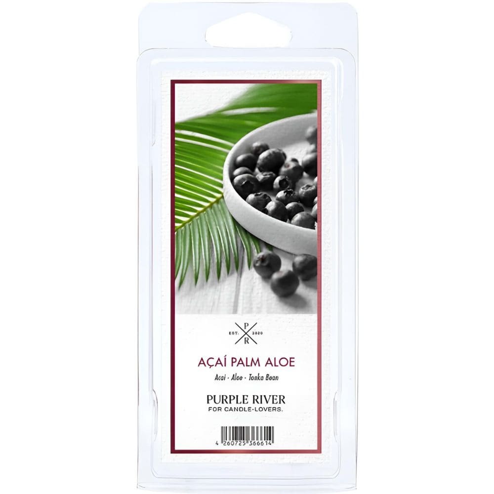 Cire parfumée de soja - Acai Palm Aloe Purple River 50 g