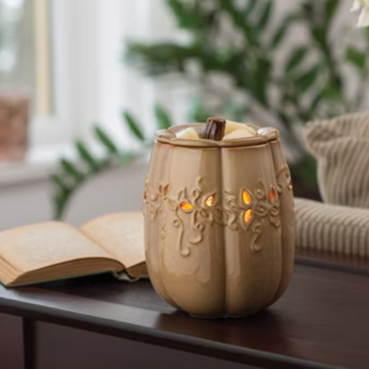 CANDLE WARMERS® - Lampe chauffe-cire parfumée électrique FALL HARVEST citrouille