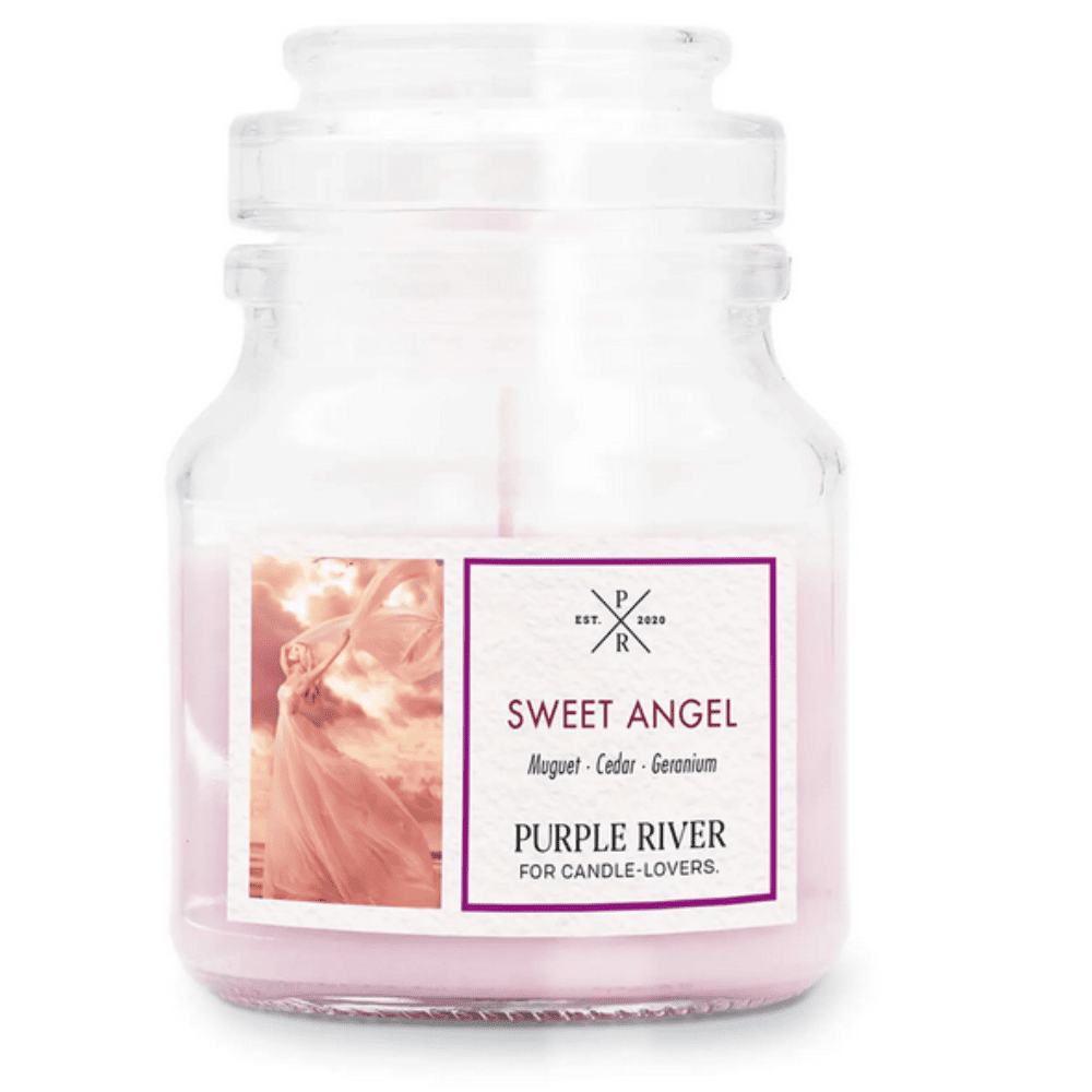 Purple River bougie parfumée de soja 113 g - Sweet Angel