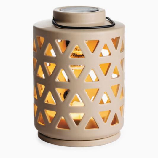 Brûleur électrique pour cire parfumée – lampe chauffe-cire Canopy GEO beige