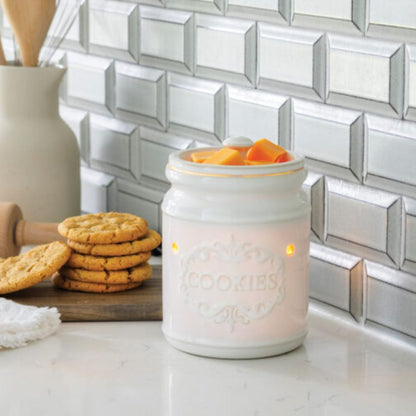 Brûleur électrique Classic Cookie Jar avec fondant parfumé – ambiance chaleureuse
