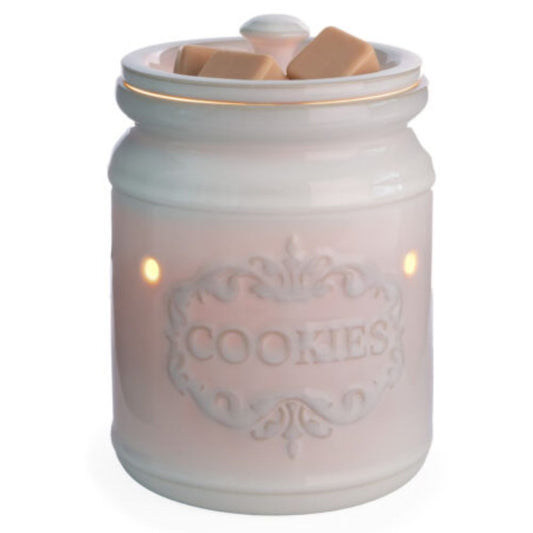 Brûleur électrique pour cire parfumée – lampe chauffe-cire Classic Cookie Jar blanche