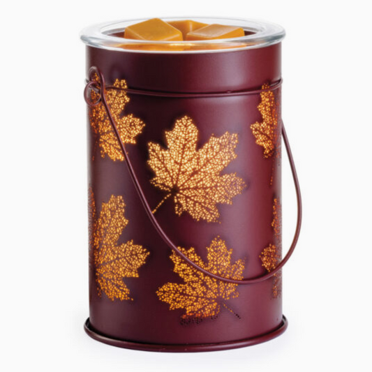 Brûleur électrique pour cire parfumée Feuilles d’automne Edison – cuivre antique