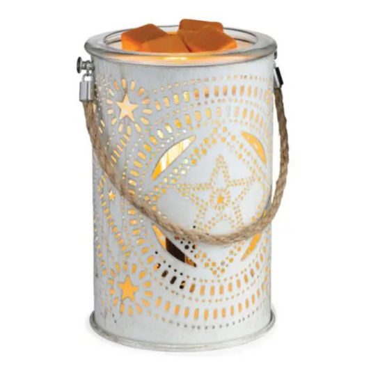 Brûleur électrique pour cire parfumée – lampe chauffe-cire Lone Star blanc