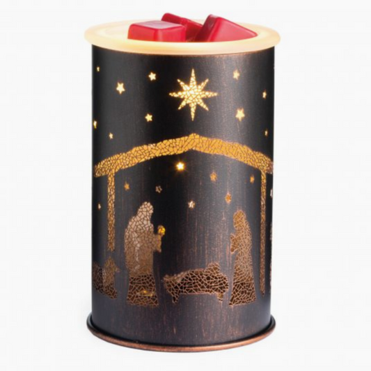 Brûleur électrique pour cire parfumée – lampe chauffe-cire Nativité