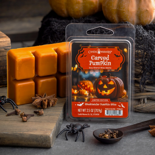 Cire parfumée CITROUILLE SCULPTÉE 70g CANDLE WARMERS®