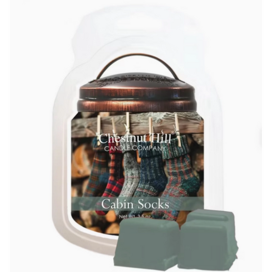 Cire de soja parfumée 99g - CABIN SOCKS - Chestnut Hill candle company