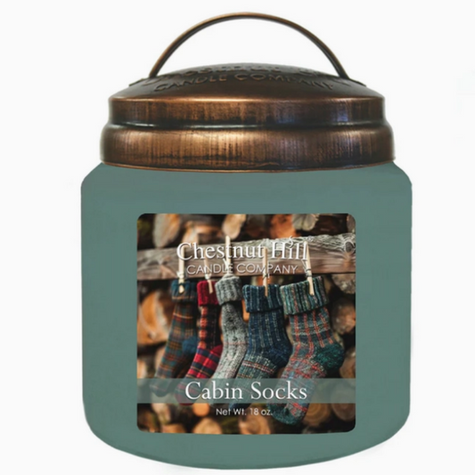 Bougie Parfumée CABIN SOCKS 450g - CHESTNUT HILL