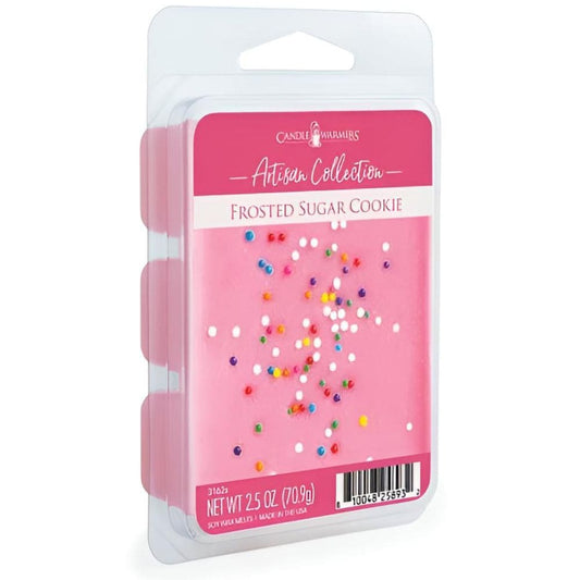 Fondant de cire de soja parfumée Biscuit sucre givré 70 g – Candle Warmers avec parfum gourmand de vanille et crème au beurre