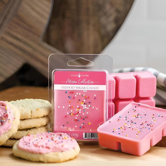 Fondant Biscuit sucre givré 70 g avec illustration de biscuits et ingrédients sucrés pour une ambiance cocooning