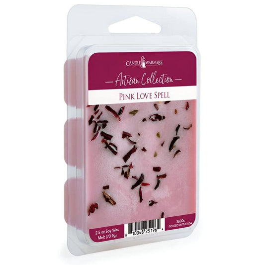 Fondant de cire de soja parfumée Charme d’Amour Rose 70 g – Candle Warmers avec parfum floral et fruité pour une ambiance romantique et élégante