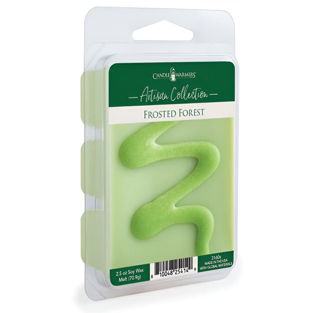 Fondant de cire de soja parfumée Forêt Givrée 70 g – Candle Warmers avec notes boisées et fraîches inspirées d’une forêt enneigée