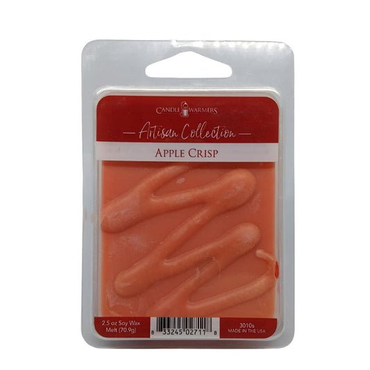 Fondant de cire de soja parfumée Pomme Croustillante 70 g – Candle Warmers avec parfum gourmand de tarte aux pommes et crumble épicé