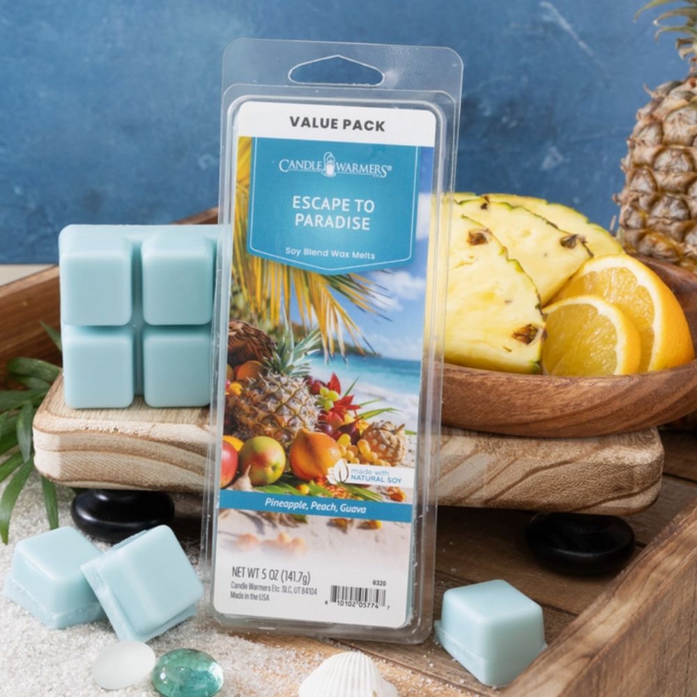CANDLE WARMERS® Cire parfumée ESCAPE TO PARADISE 140g