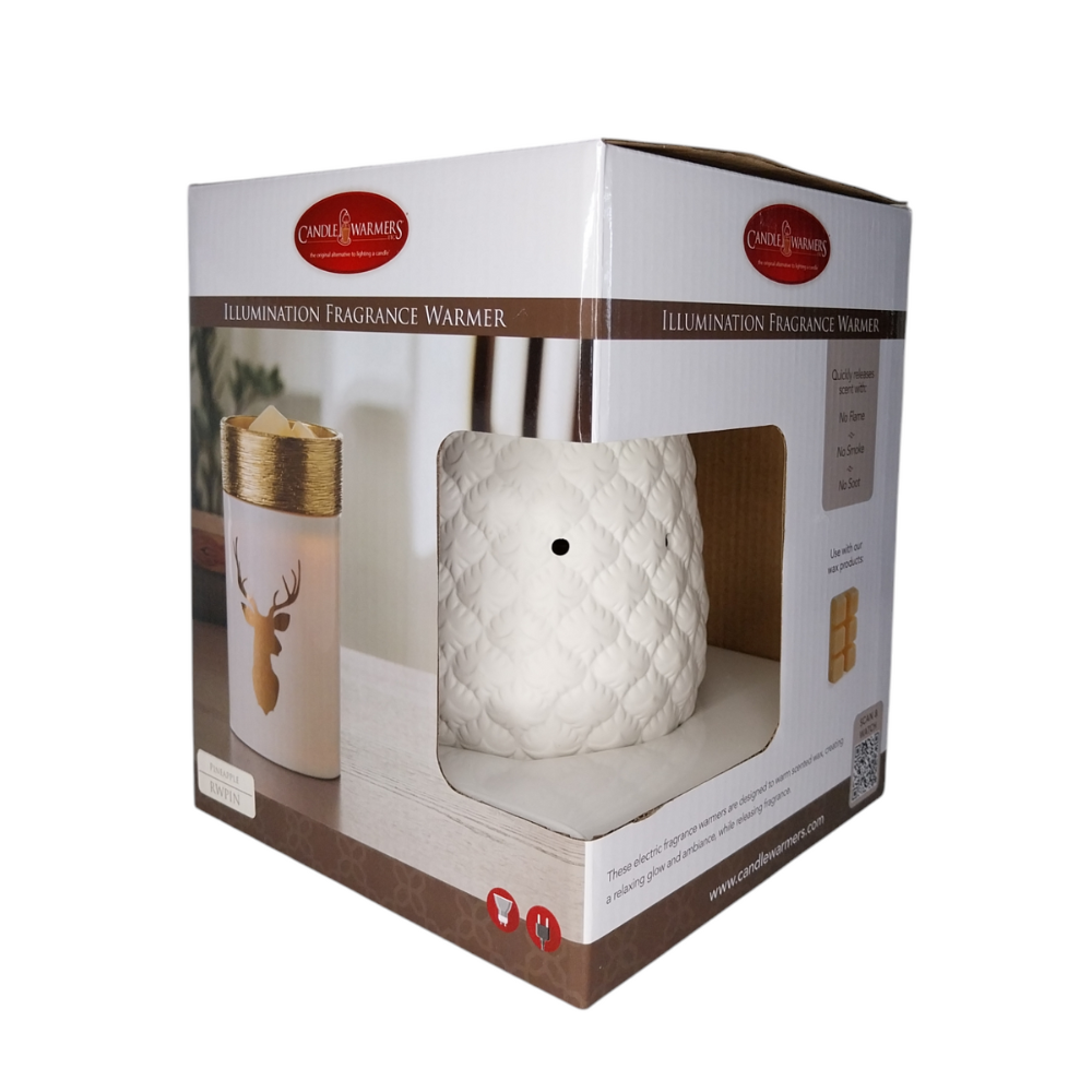 Coffret cadeau de la lampe chauffe-cire Ananas Blanc – Candle Warmers