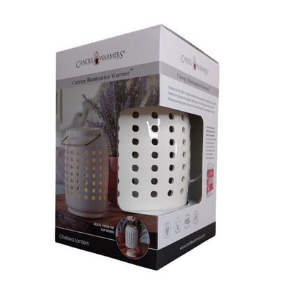 Coffret cadeau de la lampe chauffe-cire en céramique blanche – Candle Warmers