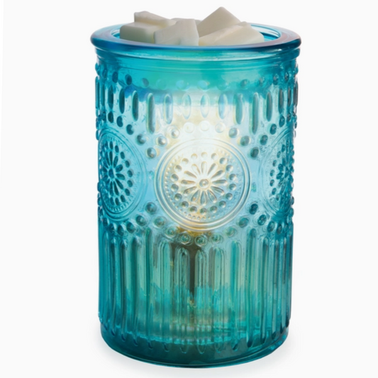 CANDLE WARMERS® - Lampe chauffe-cire parfumée électrique Edison PARISIAN turquoise