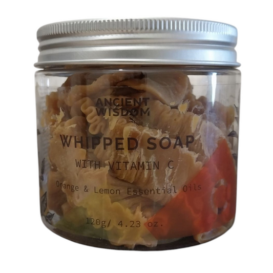 Savon fouetté 120g aromathérapie à la vitamine C