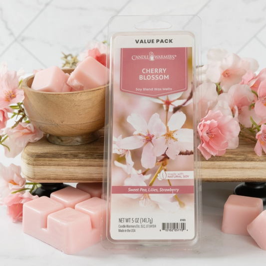 CANDLE WARMERS® Cire parfumée FLEUR DE CERISIER 140g