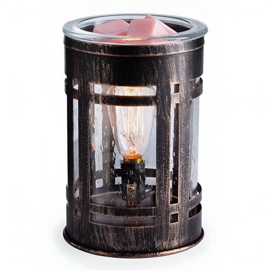 Lampe chauffe-cire parfumée électrique MISSION Edison - CANDLE WARMERS® Déco et Senteur du Monde