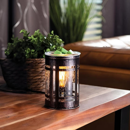 Lampe chauffe-cire parfumée électrique MISSION Edison - CANDLE WARMERS® Déco et Senteur du Monde