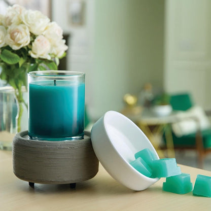 Lampe à parfum électrique 2 en 1 GRAY TEXTURE – Candle Warmers®