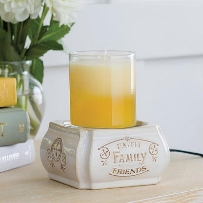 Lampe à parfum électrique 2 en 1 Faith Family Friends – Candle Warmers®