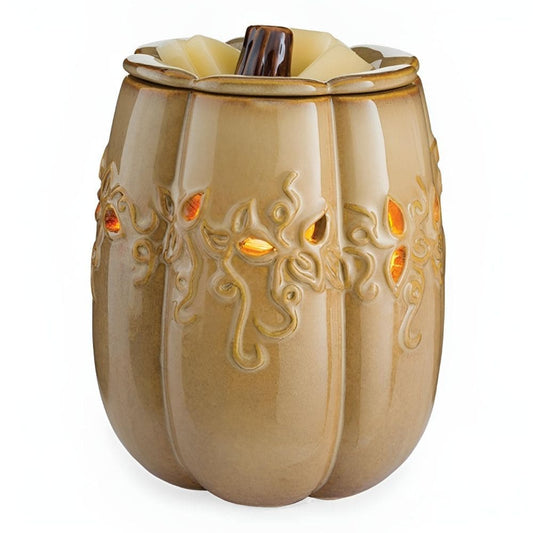 Lampe chauffe-cire parfumée électrique FALL HARVEST citrouille - CANDLE WARMERS® Déco et Senteur du Monde