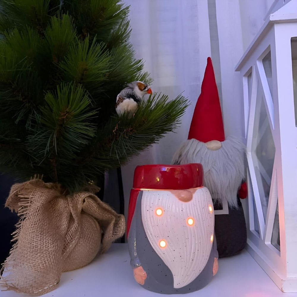 Lampe chauffe-cire parfumée électrique en céramique GNOME - CANDLE WARMERS® Déco et Senteur du Monde