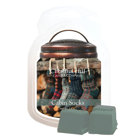 Cire de soja parfumée 99g - CABIN SOCKS - Chestnut Hill candle company Déco et Senteur du Monde