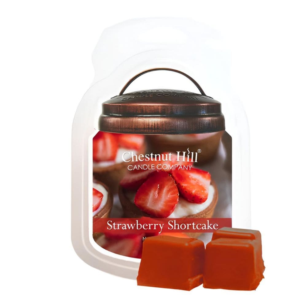 Cire de soja parfumée 99g - FRAISE SHORTCAKE - Chestnut Hill candle company Déco et Senteur du Monde