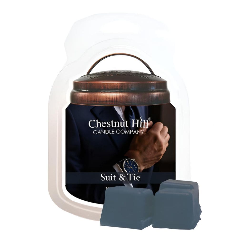 Cire de soja parfumée 99g - Costume & Cravate - Chestnut Hill candle company Déco et Senteur du Monde