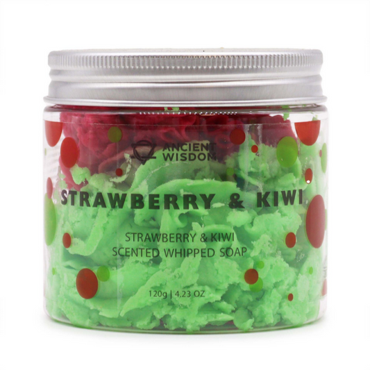Savon Crème Fouettée 120g - Fraise & Kiwi